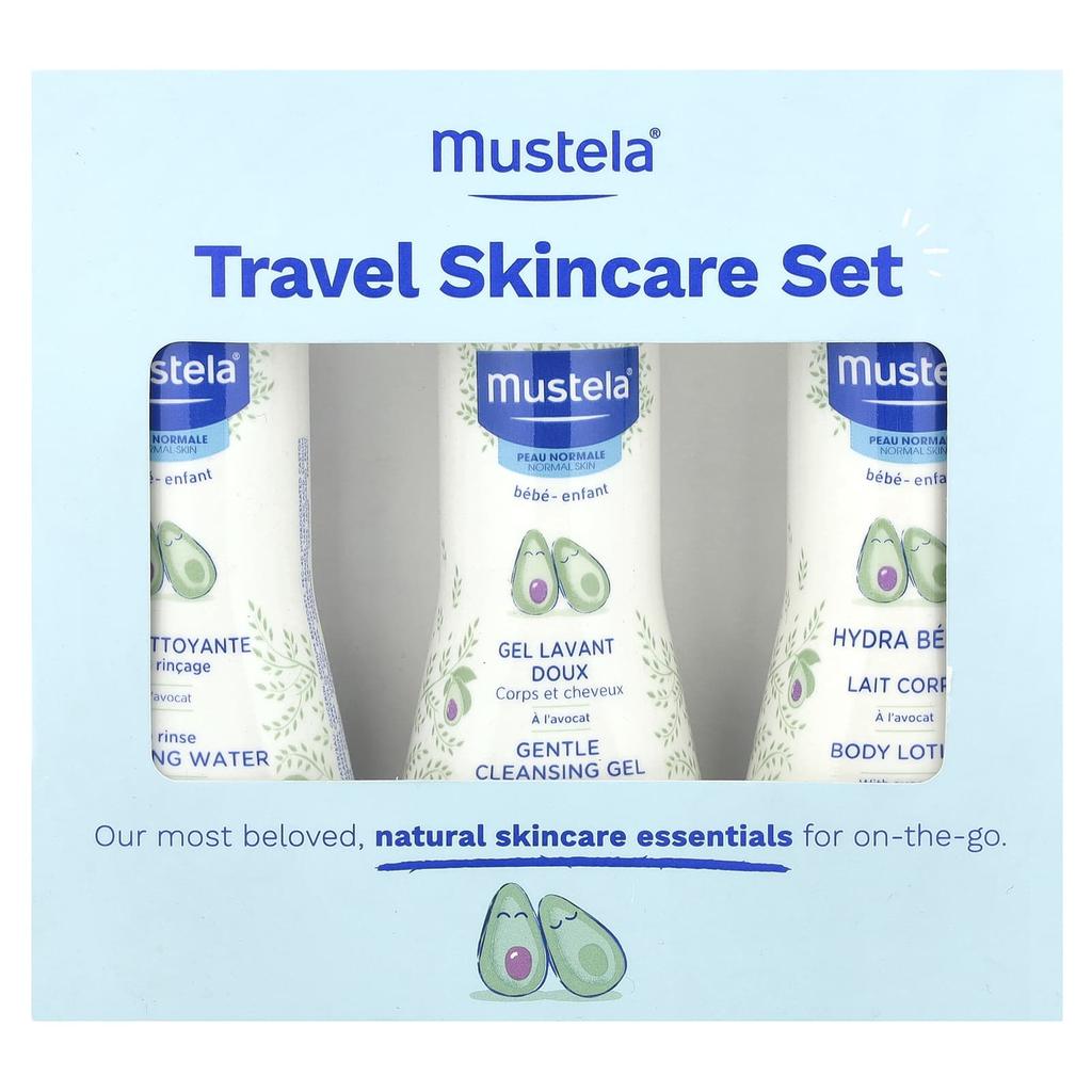 Travel Skincare Set, 3 Pieces