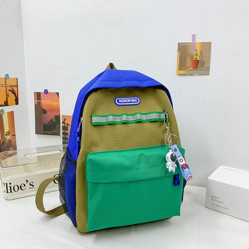 Stylish Large Capacity Korean Kids Canvas Backpack Perfect For School Boys And Girls
