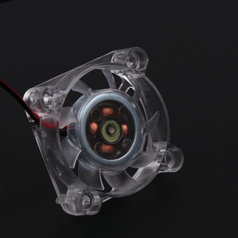 1 Piece Hydraulic Bearing Brushless 3D Printer Cooling Fan 4010 5/12/24V Transparent Cooling Fan For 3D Printer Dc 2Pin
