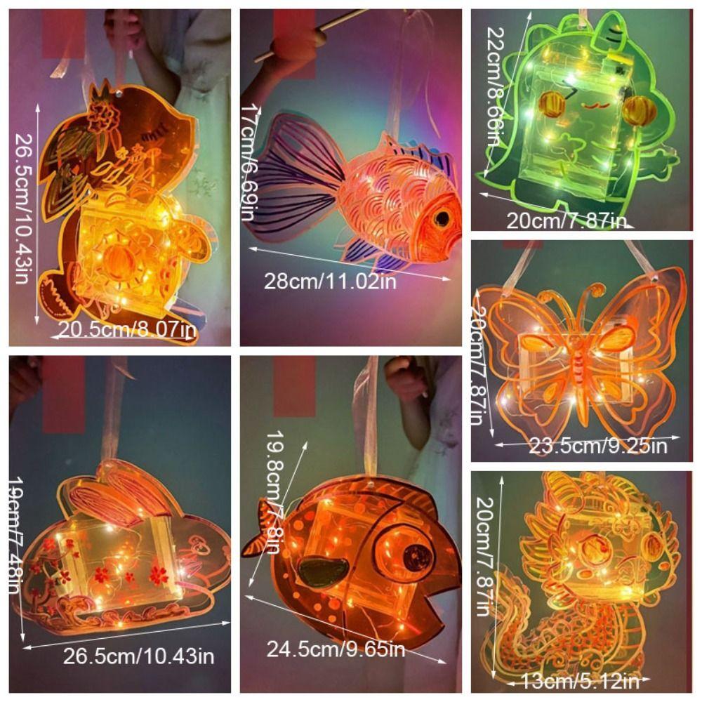 Luminous Mid-Autumn Glowing Lanterns Simulation Handheld Lanterns  Children's Gift