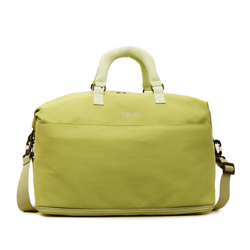 

Travel bag Women s large-capacity short-distance luggage bag Sports fitness bag Men s swimming out storage bag Travel boarding bag зелений
