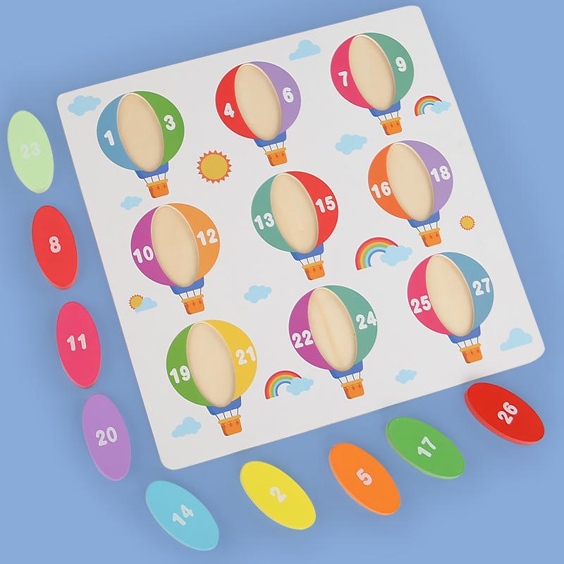 Toddler Geometric Shape Recognition Puzzle Board - Educational Toy for Boys and Girls