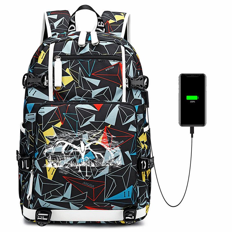 Schulrucksack mit großer Kapazität und Schultergurt; Schüler Drei-teiliges Federmäppchen-Set