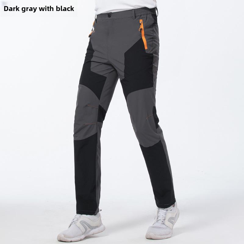 Pánské nepromokavé strečové horolezecké kalhoty – Větruodolné, Odolné proti oděru, Rychleschnoucí a Prodyšné.