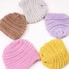 New Children's Knitted Hats, Autumn and Winter Warm Candy-colored Baby Boys and Girls Baby Wool Hats