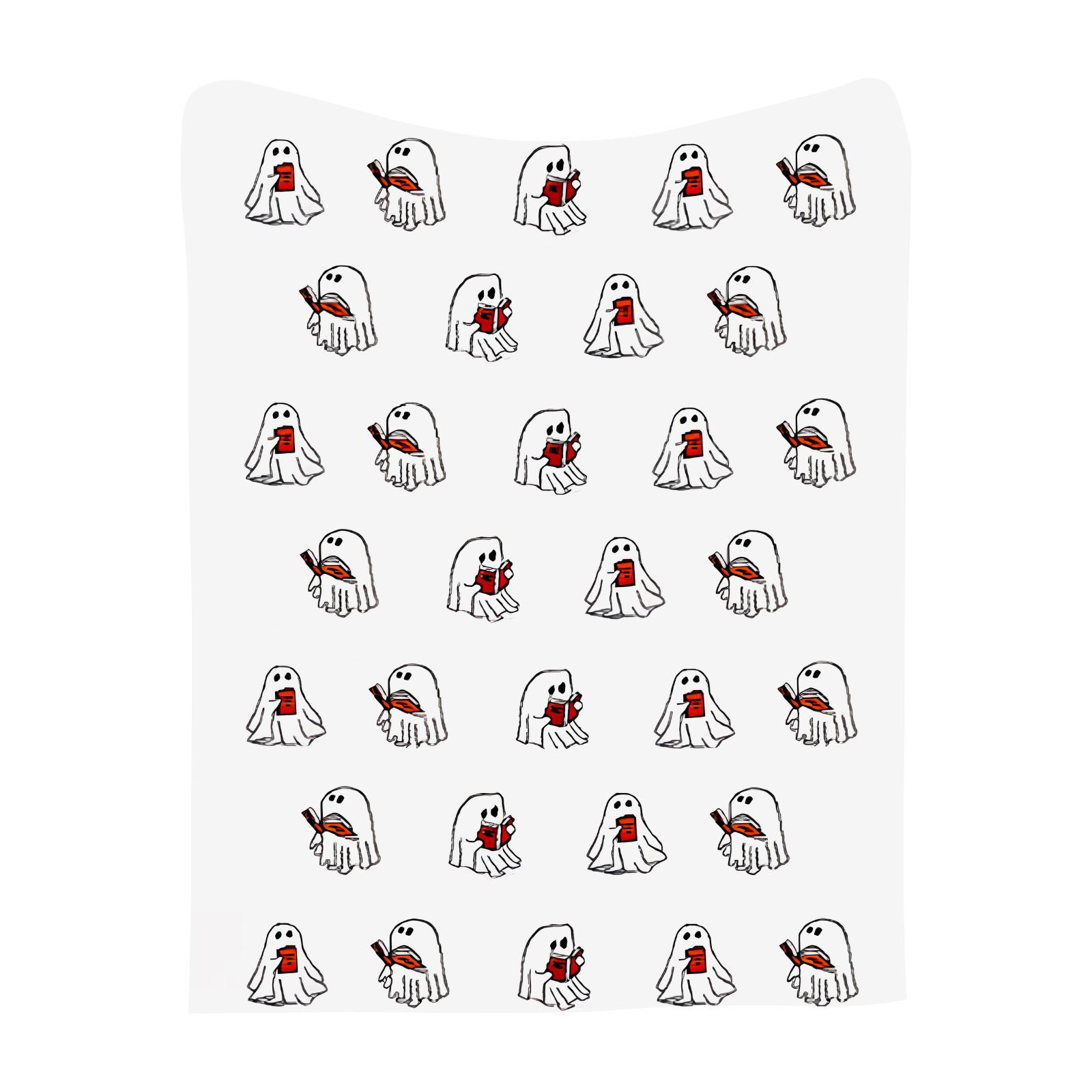 

Милый плед для чтения, Плед для чтения на Хэллоуин 50 X 60 дюймов, Милый осенний плед в подарок для любителей всего жуткого One Size