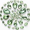 50pcs Hand-Sewn Water Drop Rhinestones: Colored Crystal Glass for DIY Wedding Dress and Clothing Accessories