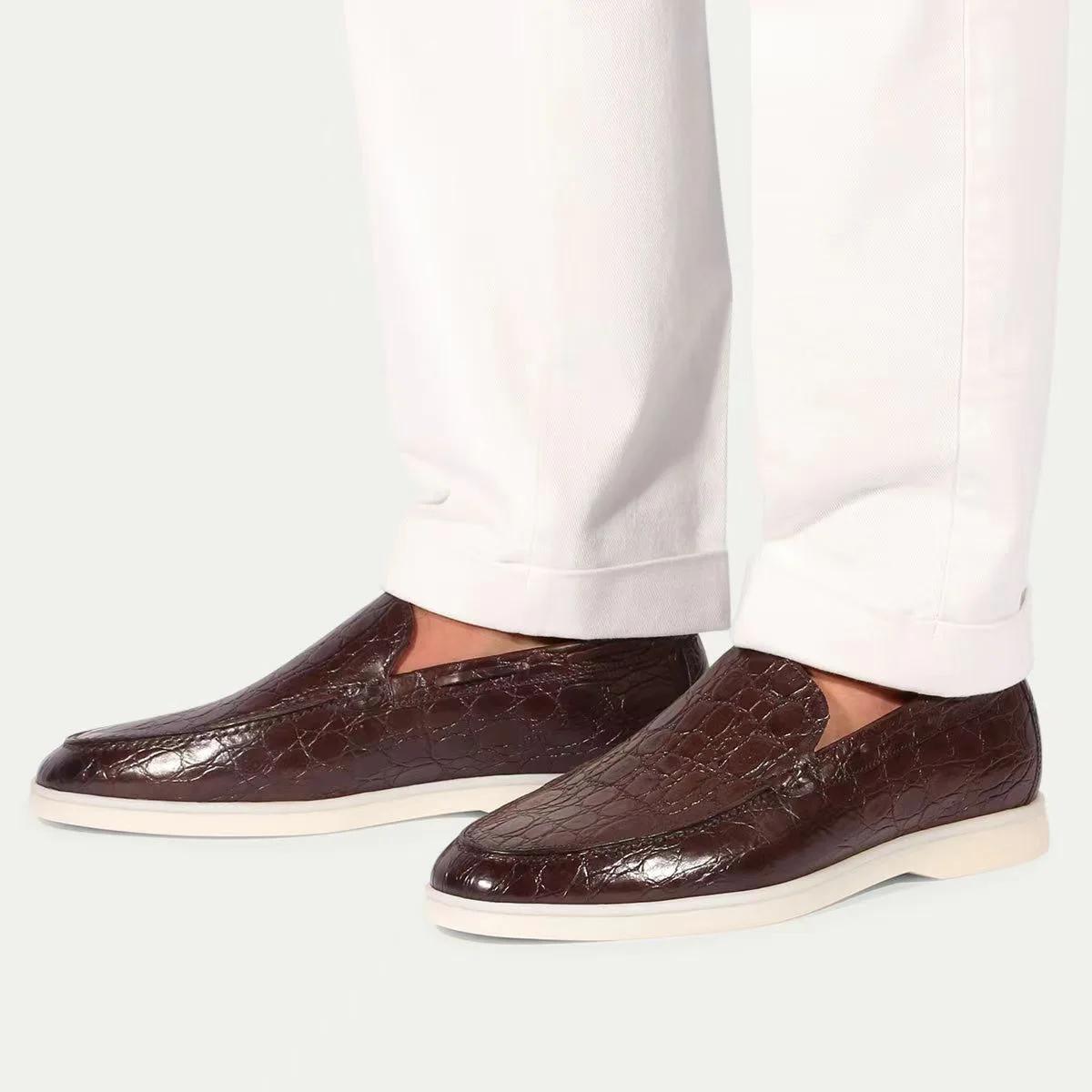 

2024 Lofers Чоловіки Vulcanize Shoes Ретро Повсякденні кросівки Чоловіче парусинове взуття Взуття на платформі Чоловіче взуття для водіння Zapatillas De Hombre 45
