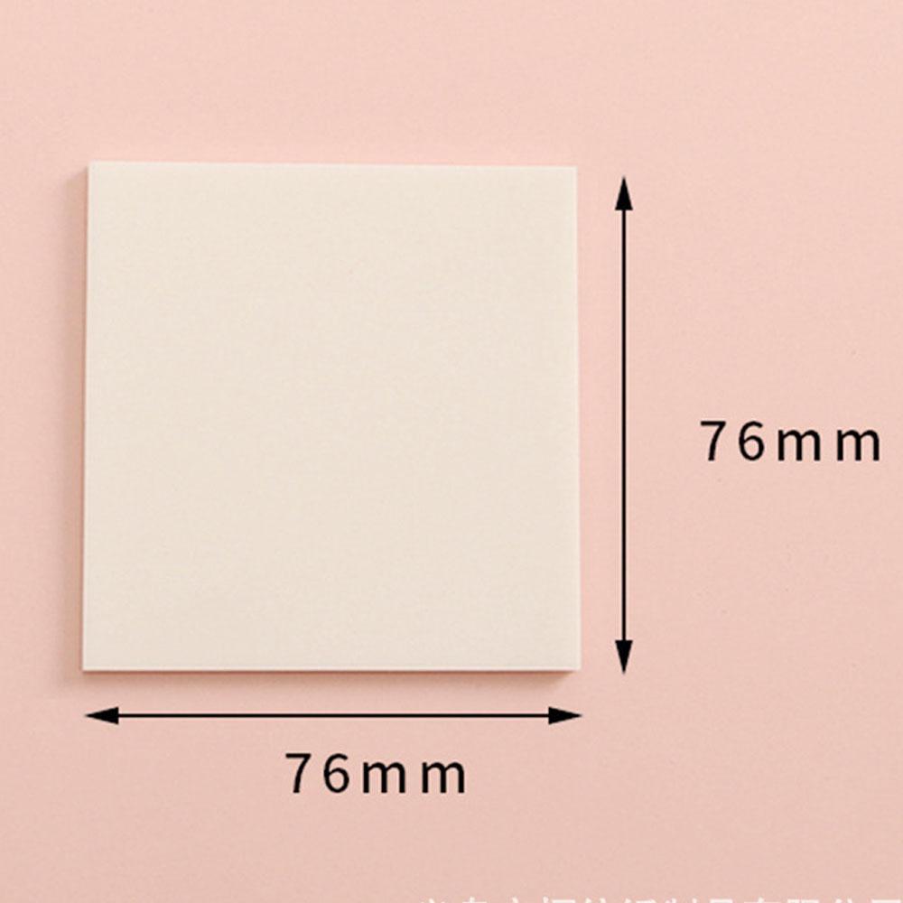 50 Sheets/pad Transparent Sticky Notes Pad Waterproof Self-Adhesive Clear Memo Message Reminder Home Office School Supplies