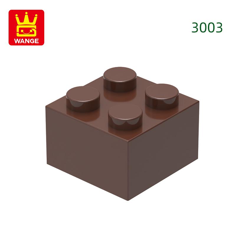 Non-Toxic 77Pcs/Lot 3003 2X2 High 4-Hole Building Blocks Moc Color Parts Compatible With Bricks Diy Children Toy Assembly Gift Box