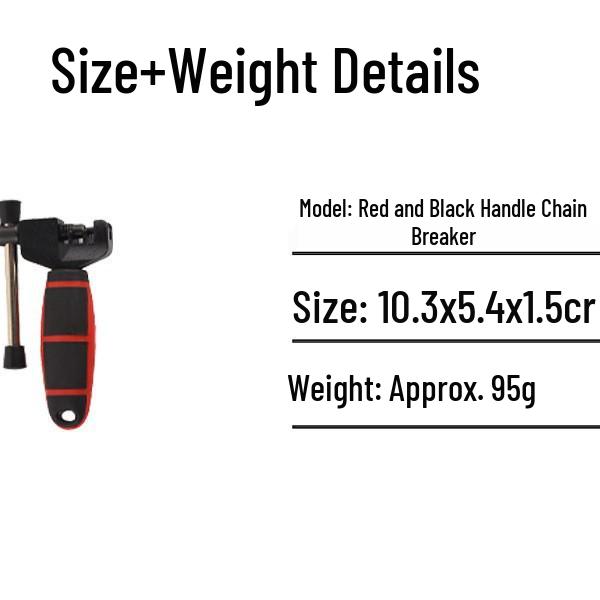 High-End Mountain Bike Chain Breaker with Red Handle
