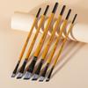 Wooden Handle Acrylic Oil Brushes Round Head Art Paint Brushes 6pcs/set Art Supplies  Artist