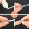Gel Brush & Picker 2 IN 1 Design Nail Brush and Spatula,Gel Nail Brush Tool for Acrylic Nails Extension Gel