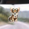 Acrylic Cat Stylish Pendant Ideal For Car Decoration Fun And Playful Design