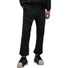 Brushed Terry Track Pants High Waist Knit Joggers Unisex Bottoms Black IW0074