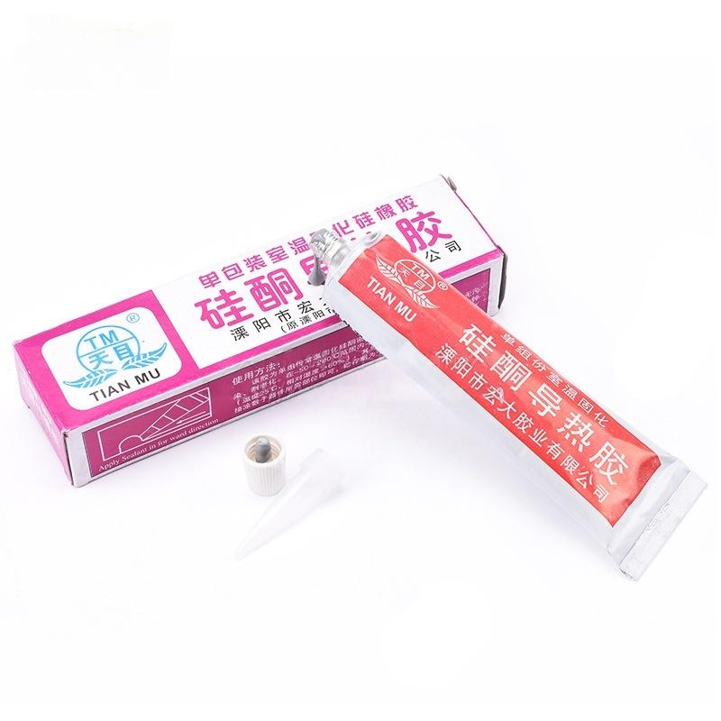 Clear Heat Conduction Silicone Glue TIANMU 705 High Temp Resistant Adhesive for Oven Seal Microwave Repair Household Use