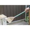 Yamazaki Sangyo Mini Broom and Dustpan Set, Short Handle, Garden Broom, PP Polypropylene, Synthetic Fiber, Split Bristles, Outdoor, Entryway, Balcony,