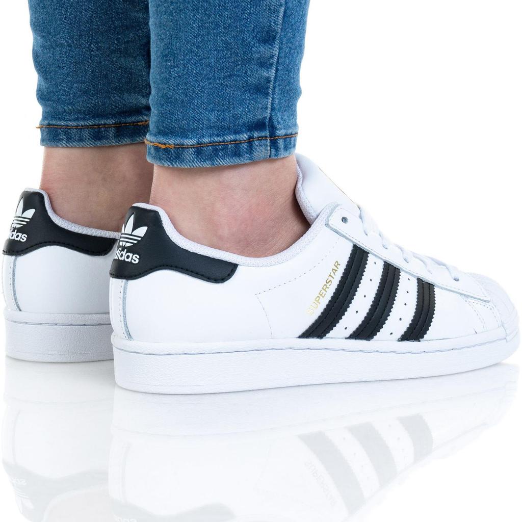 Adidas Superstar Cloud White Core Black Gold GS FU7712