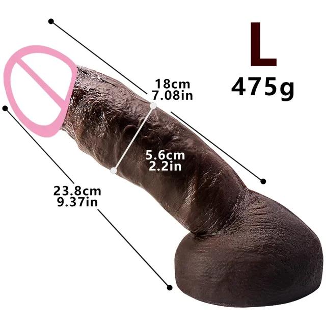 3sizes Black Big Dick Realistic Dildo Huge Penis Adults Anal Sex Toys For Women Men Suction Cup Vagina Orgasm G-spot Stimulator