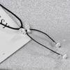 Sterling Silver Bowknot Princess Necklace - DIY Women's Creative Gift for Qixi Valentine's Day