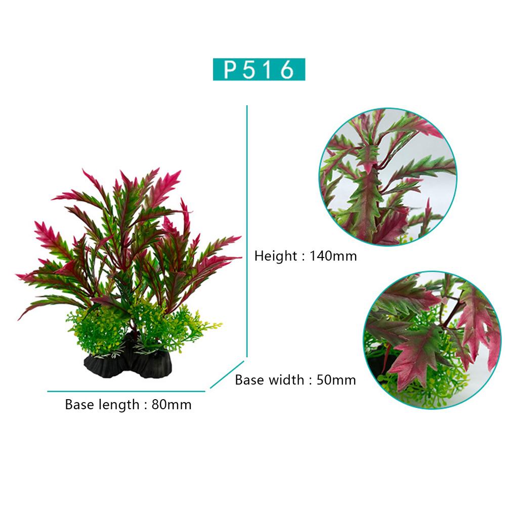 Artificial Aquarium Decor Plants Plastic Aquatic Plants Underwater Plants Aquarium Accessories DIY Decoration Piante Acquario