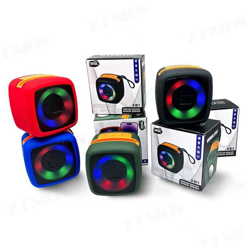 X-911 Portable Bluetooth Speaker Outdoor High Power Car Mini Home Desktop Subwoofer Small Steel Cannon Audio