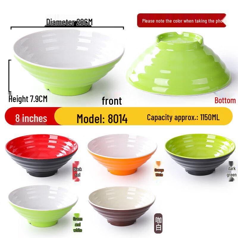 Melamine Soup & Noodle Bowls