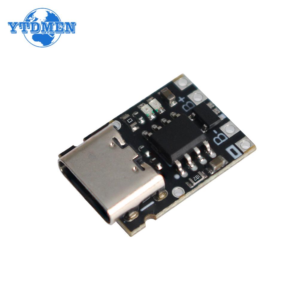 TP4057 1A  Lithium Battery Charging Protection Board Module with Protection Type-C USB Charging Boards 3.7V 4.2V 4.35V 5V
