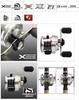 SHIMANO Multiplikátorový naviják s dvojitou osou 13 Calcutta 401 levá klička
