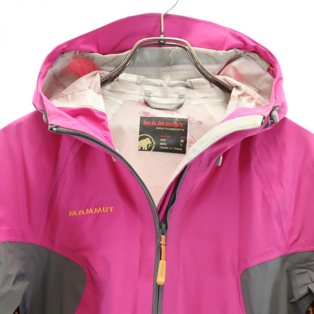 Mammut Nylon Jacket M Pink Hood Women Used