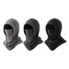 Riding Headgear Solid Color Adjustable Drawstring Windproof Winter Hat with Face Guard Elastic Fit Hat Cycling Accessory