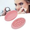 Desktop Cosmetic Brush Drying Holder   Rack Professional Soft Silicone Makeup Brush Cleaning Mat