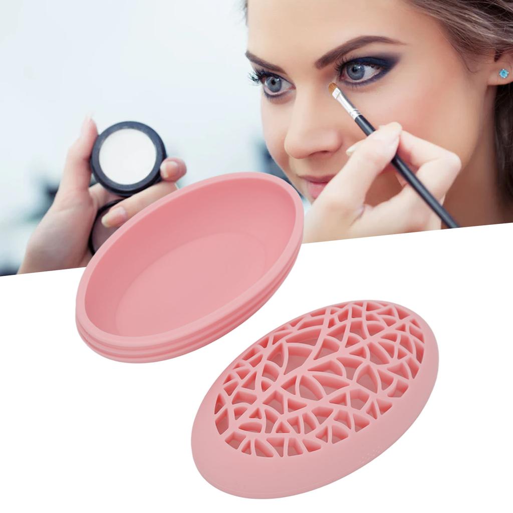 Desktop Cosmetic Brush Drying Holder   Rack Professional Soft Silicone Makeup Brush Cleaning Mat