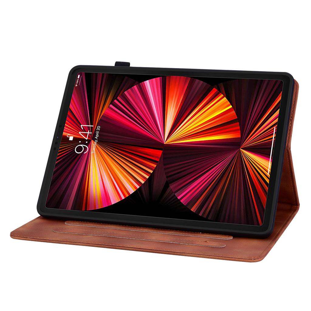 For Apple iPad Pro 12.9 (2022) (Also Known As iPad Pro (12.9-inch, 6th generation)).PU Leather Exquisite Floral Embossed Design Tablet Case