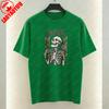 Harajuku Hoya Vine Skull Shirt for Women Unisex Gothic Botanical Tee Skeleton Plant Lover Gift Halloween Cottagecore Dark Clothes