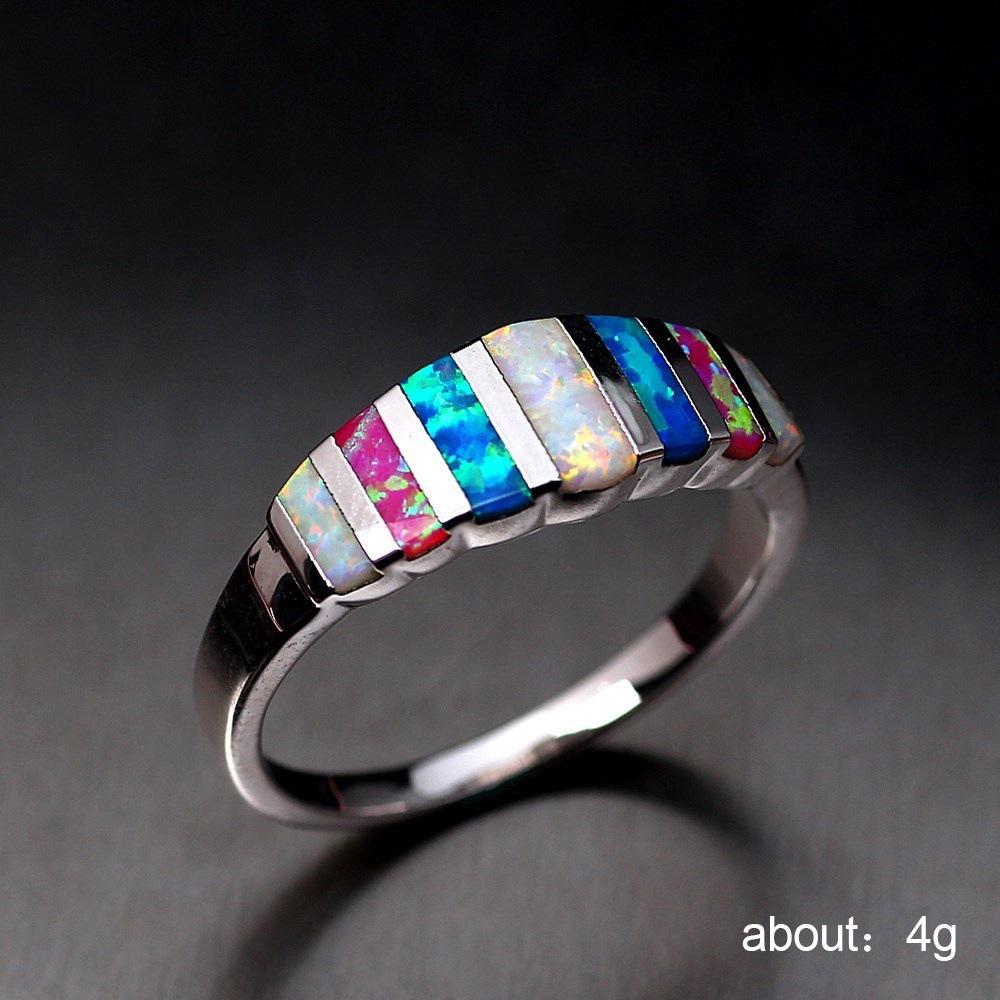 Multiple Fashionable and Trendy Oval Rings Versatile Rings