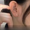 Simple Geometric Bean-shaped Irregular Stud Earrings for Women - Perfect for Enhancing Your Ears.