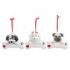Christmas Tree Dog Resin Pendant Wear Resistant DIY Xmas Puppy Resin Pendant for Christmas Resin Decoration