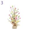 45cm Easter Egg Tree Branch with LED Lights Decora Colorful Painting Desktop Eggs DIYEgg Artificial Flower for 2025 Easter Party