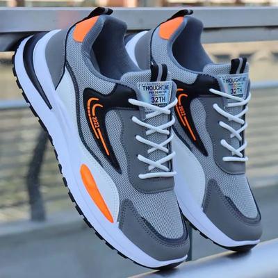 Men's Shoes Autumn New Mesh Breathable Shoes Casual Sports Shoes Running Mesh Shoes Korean Version Trendy Versatile Shoes