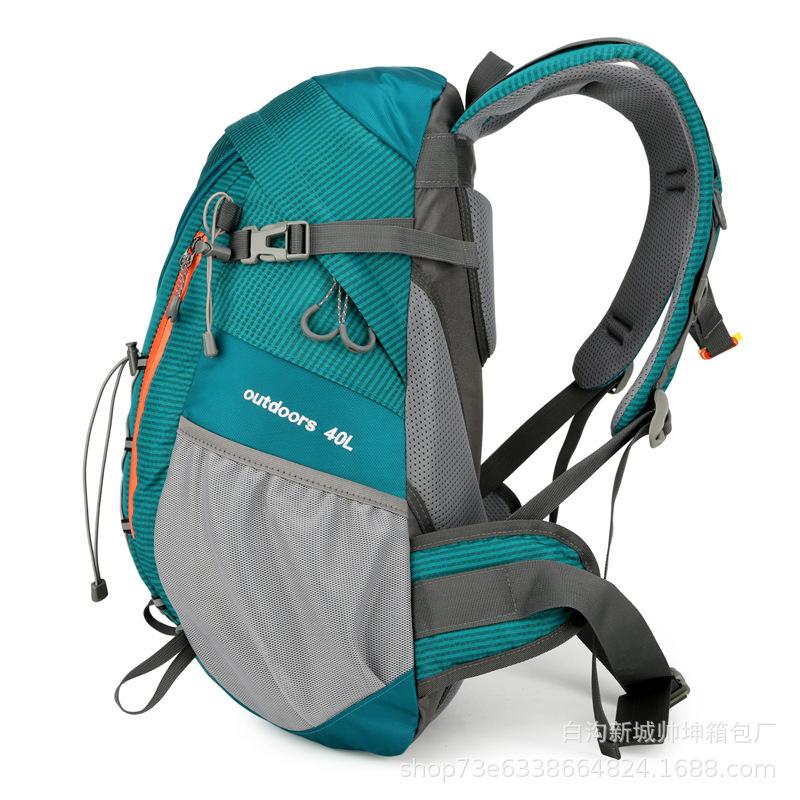 Friluftsvandringsryggsäck i koreansk stil, Multifunktionell axelväska, Lätt rese- och vandringsryggsäck, Vattenavvisande.