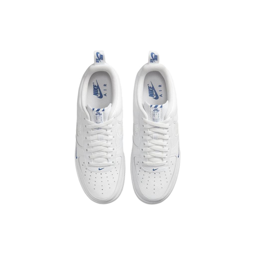 Nike Air Force 1 07 LV8 Reflexný Swoosh - Biela Tmavomodrá Pánske Tenisky FB8971-100