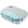 304 Stainless Steel Two-Layer 1250ml Bento Lunch Box