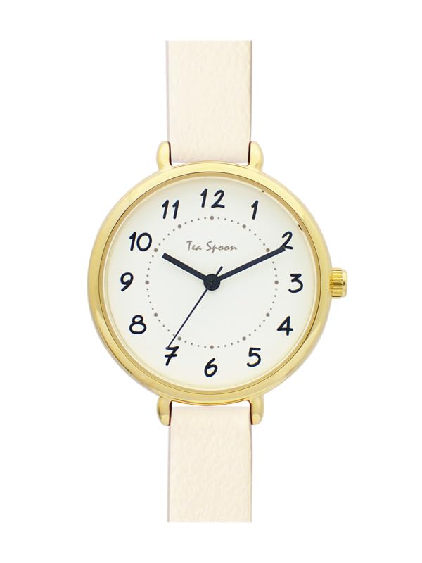 

[Follow] Watch Tea Spoon Nickel Free Simple Index Watch H04419A-1 IV Women s Ivory