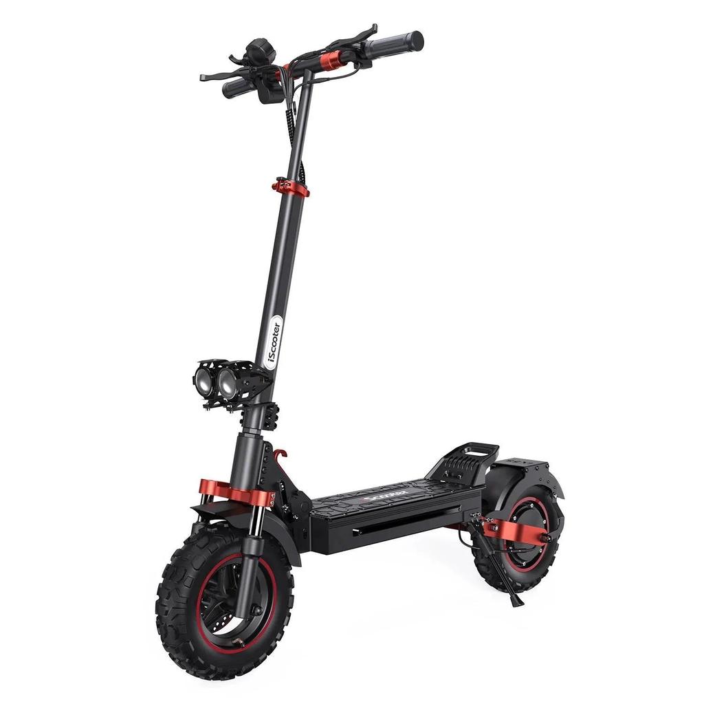 11" Large Wheel iScooter All Terrain E-Scooter 1000W Motor, 48V15Ah Battery, LCD Display, 45km/h High Speed Foldable E-Scooter with Ambient Light