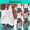 Stylish Women's V Neck Ruffle Short Sleeve T Shirt With Fashionable Daisy Print