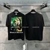 2026 Latest Punk Rock Tshirt Unisex Unisex Vintage Washed Cotton Short Sleeve Casual Streetwear Tops