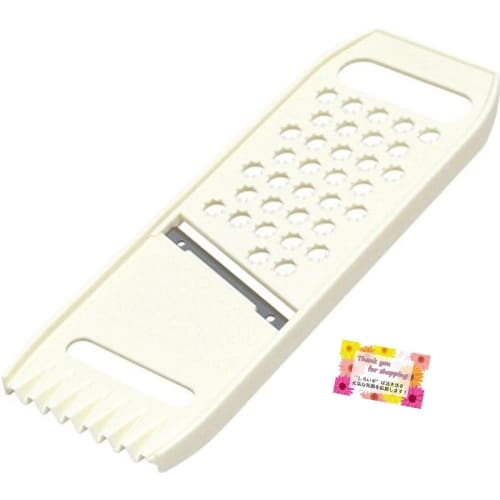 Made In Japan [Kitchen Multi-Function Multi-Purpose Cookware] All-Purpose Slicer for Grating Daikon Radish, Slicing, and Condiment Graters, Wave-Shape