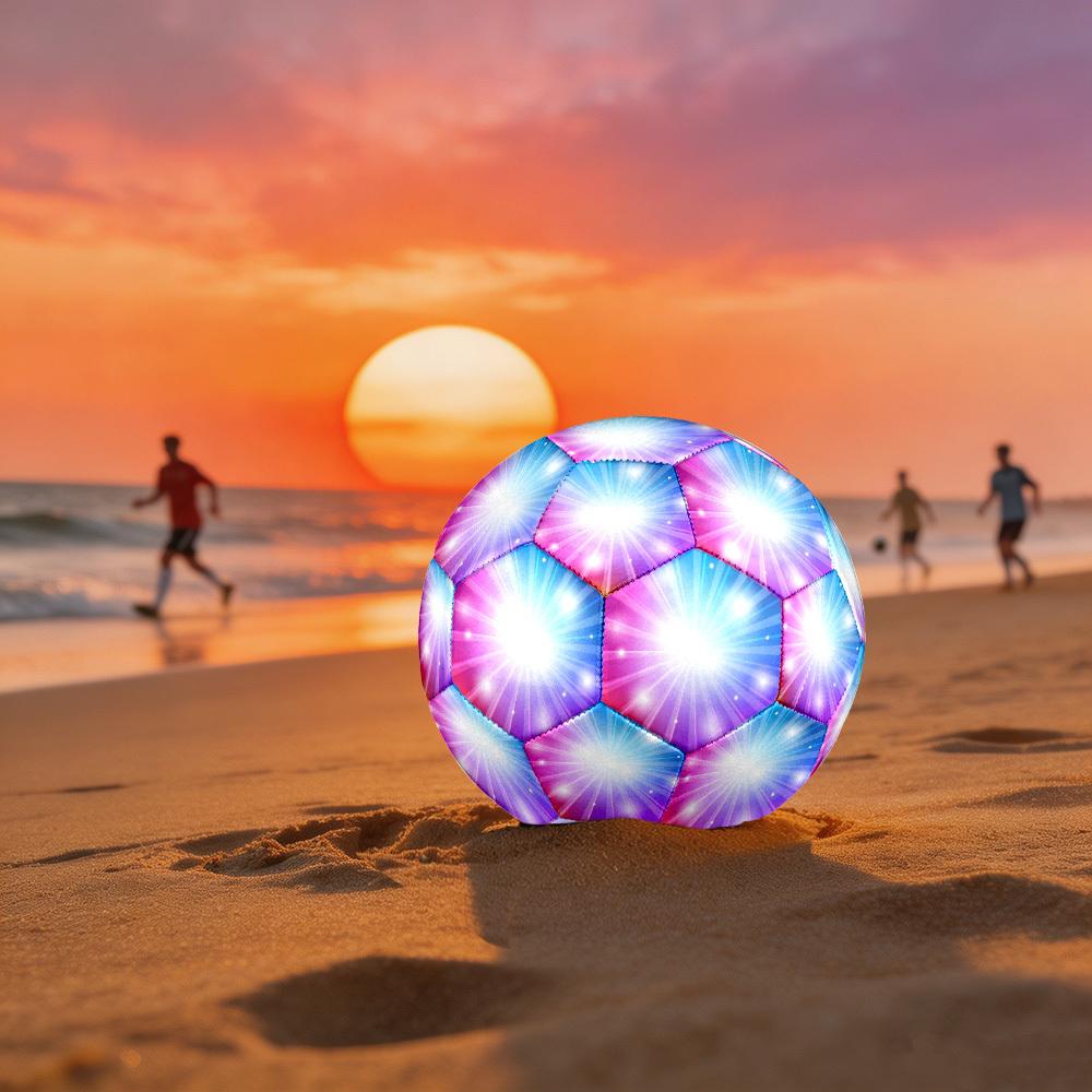 1pc Radiant Spectrum Burst Size 5 Soccer Ball Professional Match Training Football Indoor &Outdoor Sports Ball Lightweight Durable C6546