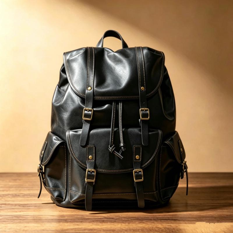Herren Vintage Lederrucksack für Business und Reisen